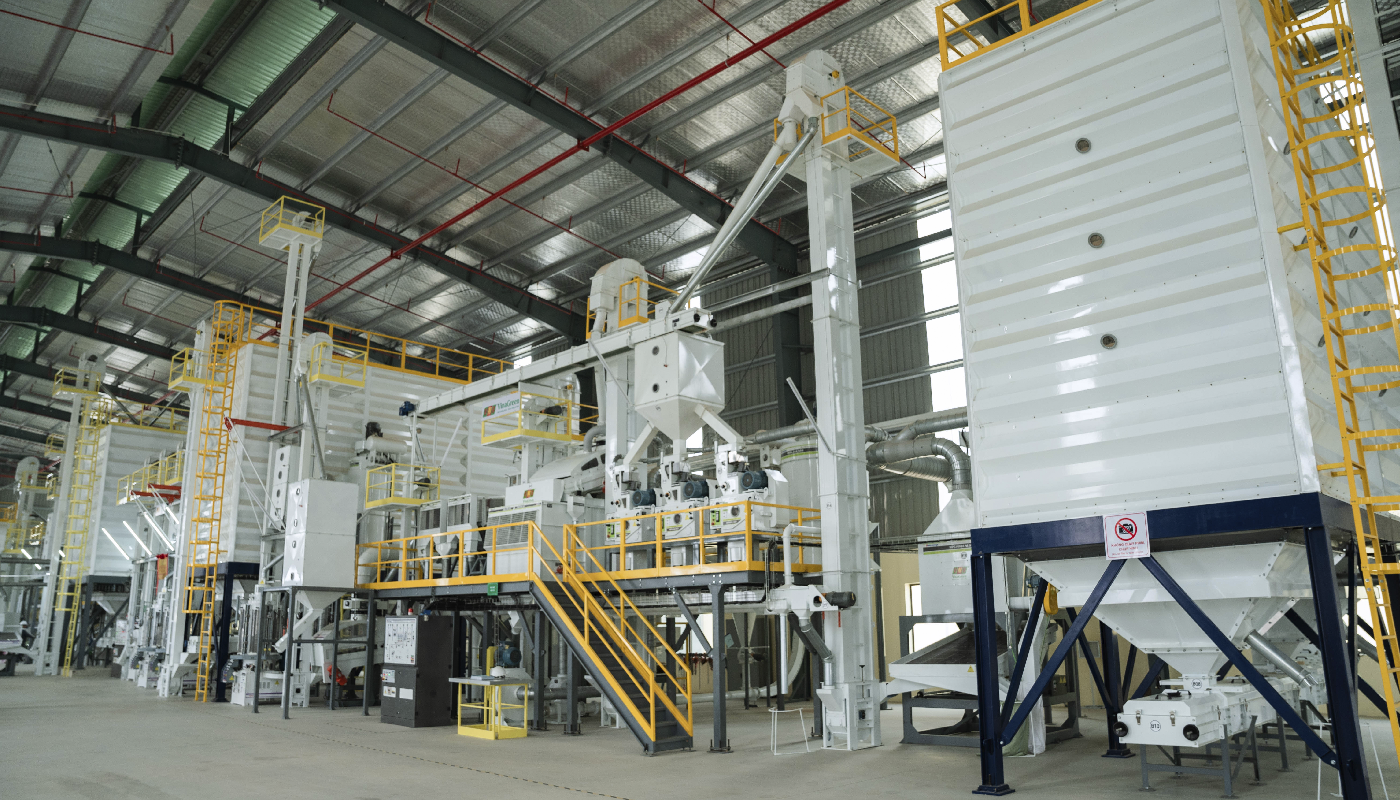Tổng Kho Gạo - Dây Chuyền Sản Xuất Gạo VinaGreen