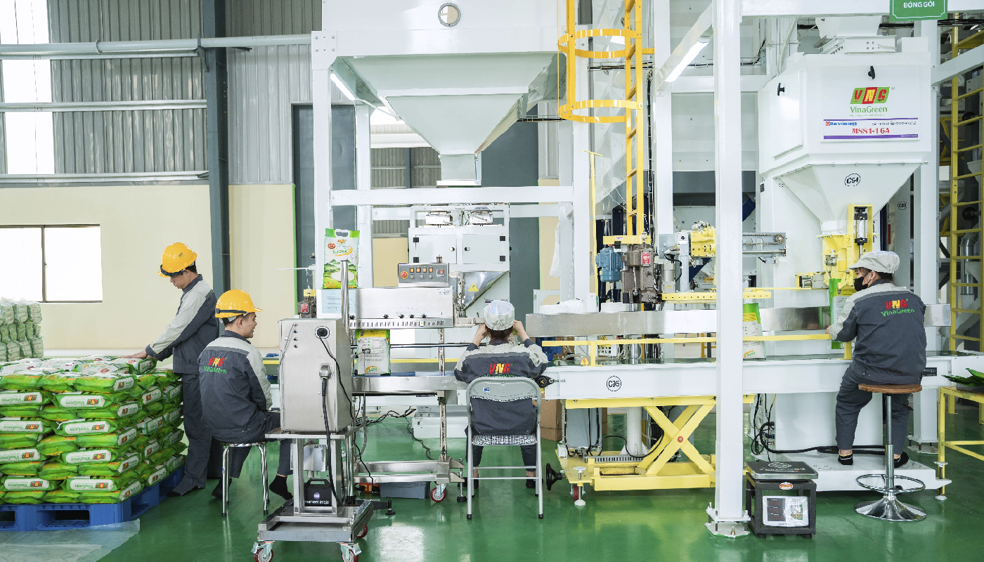Tong-Kho-Gao-Dây Chuyển Sản Xuất Gạo VinaGreen