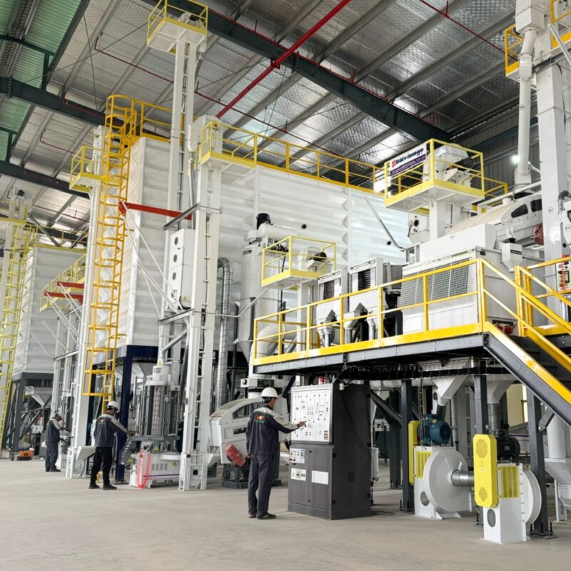 NHÀ MÁY CHẾ GẠO ĐẠT TIÊU CHUẨN ISO 22000-2018